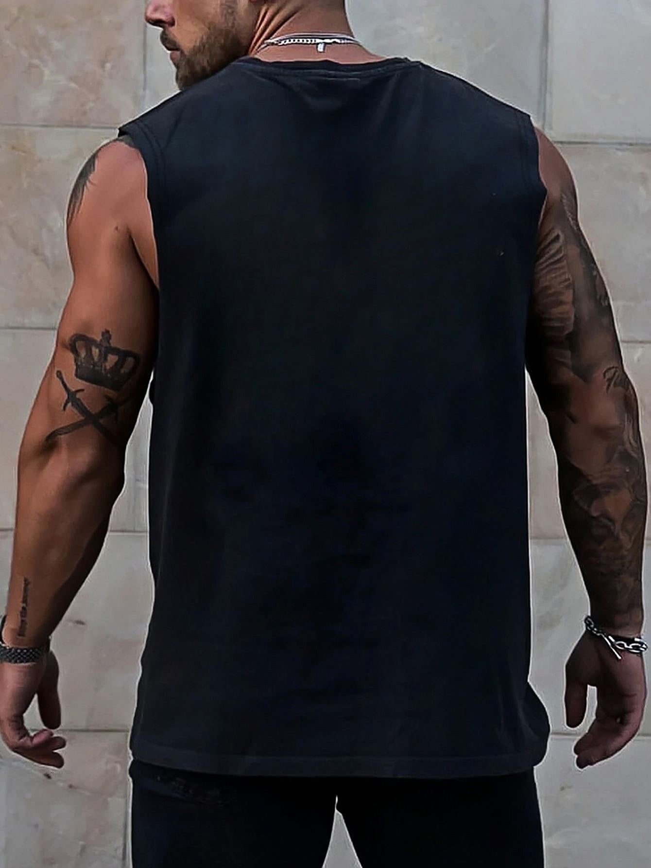3pcs Men's Casual Sports Tank Tops, Lightweight Breathable Knit Fabric, Round Neck Sleeveless Shirts for Gym and Leisure Wear, Suitable for 11 Festive Outfits in Spring and Autumn Outdoor Activities
