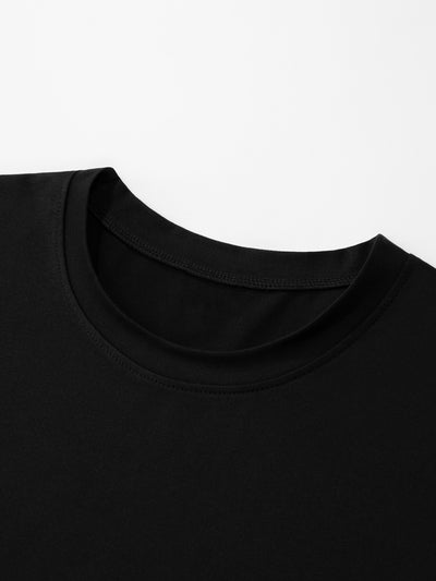 1pc Men's Black Sleeveless Tank Top - Breathable Moisture-Wicking Fabric, Regular Fit Round Neck for Gym Running Basketball Casual Summer Wear