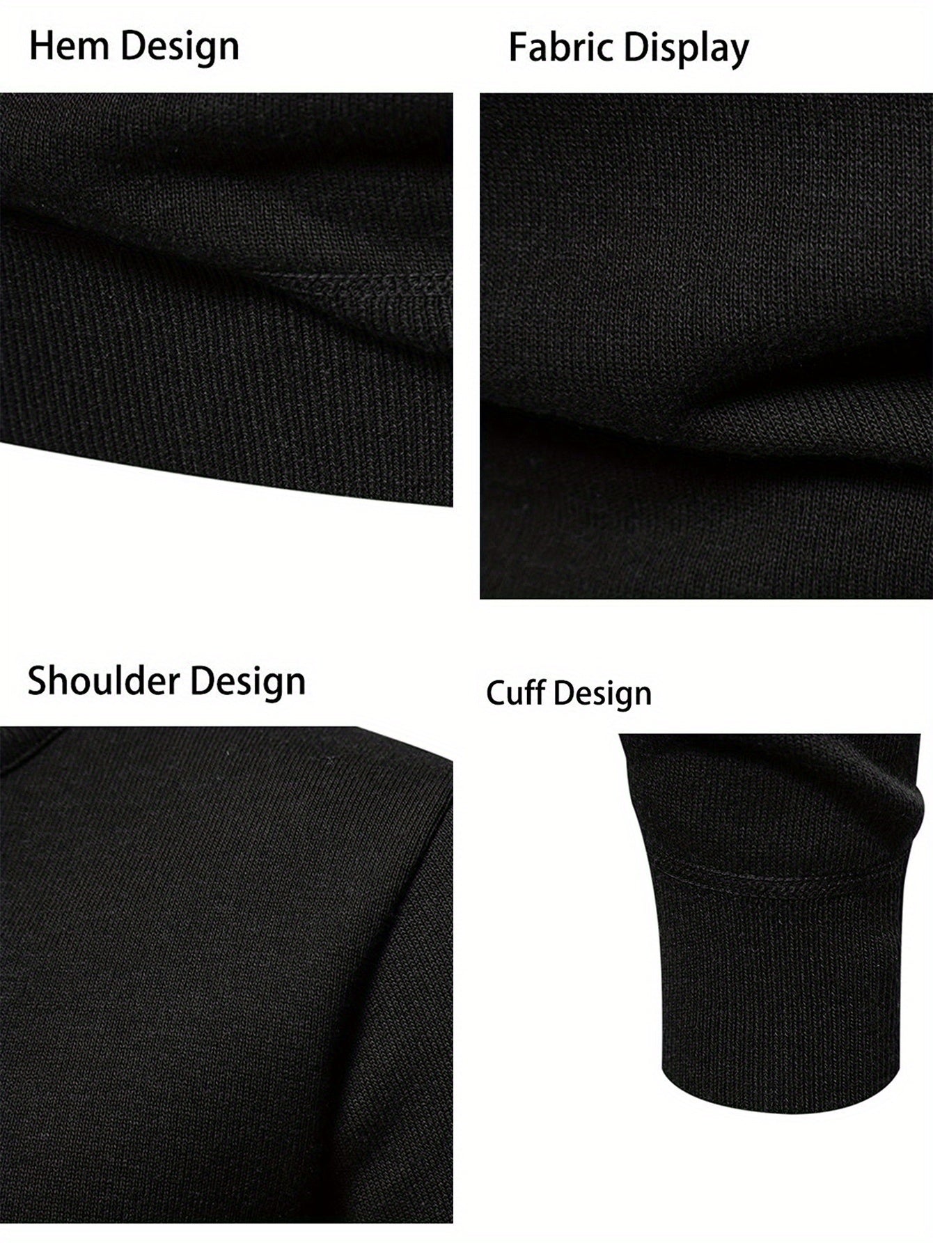 Men'S Long-Sleeve Knitted Polo Shirt