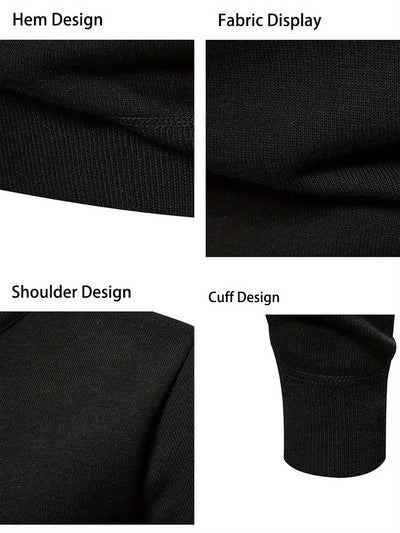Men'S Long-Sleeve Knitted Polo Shirt