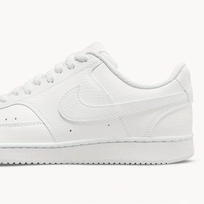 Nike Women'S Lightweight Breathable Low-Top Sneakers - Court Vision Design, White with Black Accents, Rubber Sole, All-Season Comfort, Casual Athletic Shoes| Lowtop Sneakers|Rubber Sole Sneakers
