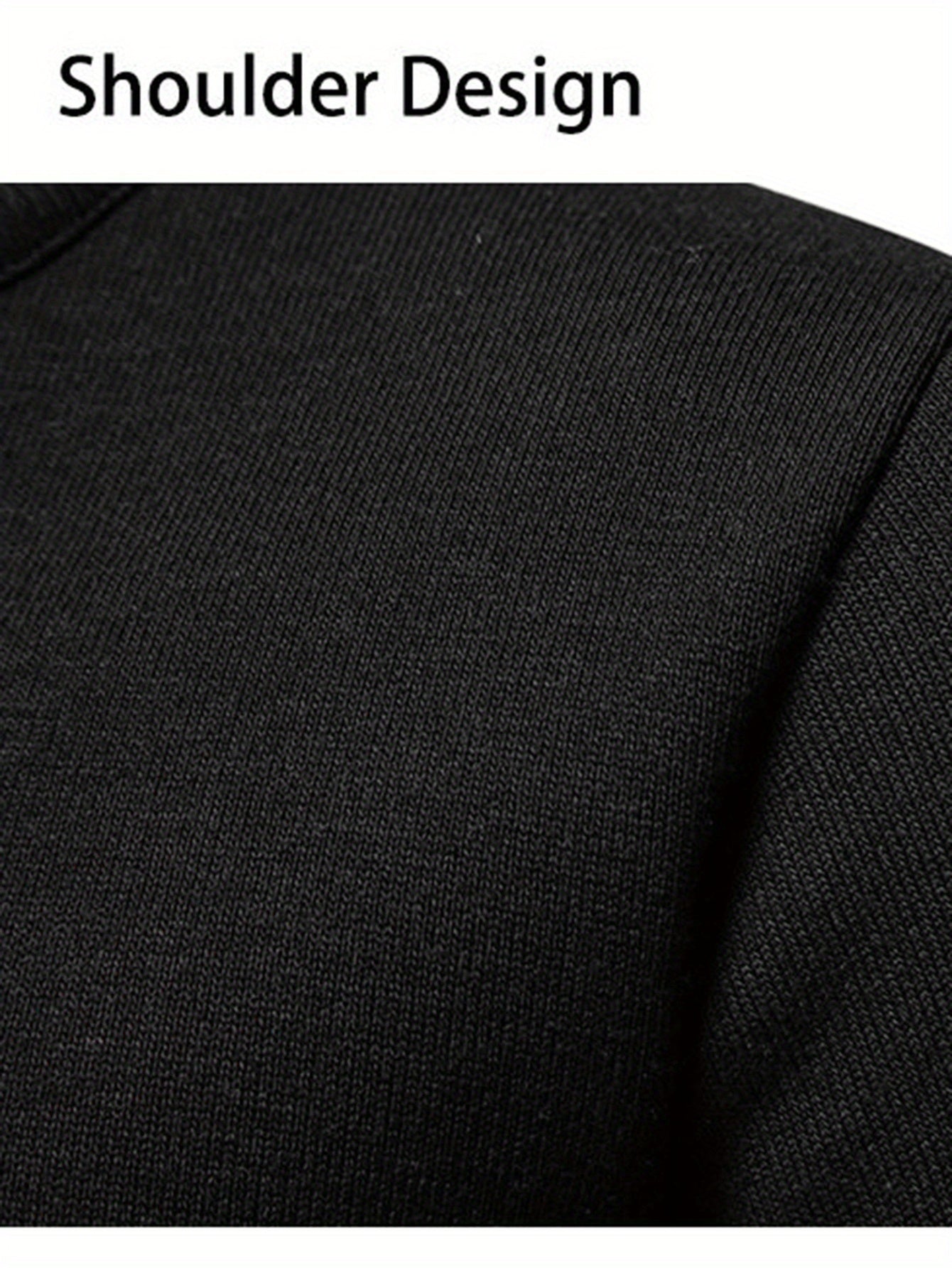 Men'S Long-Sleeve Knitted Polo Shirt