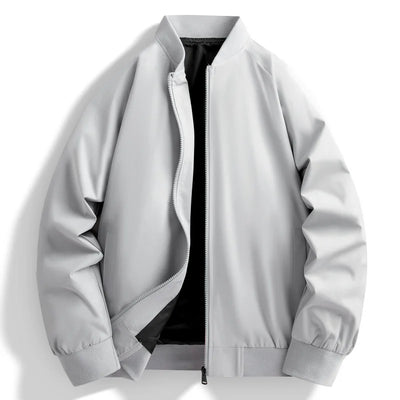 ANSZKTN 2024 Spring Autumn Men's Jacket Stand Collar Casual Coat Zipper Closure Loose Version Cardigan Selected Version Jacket