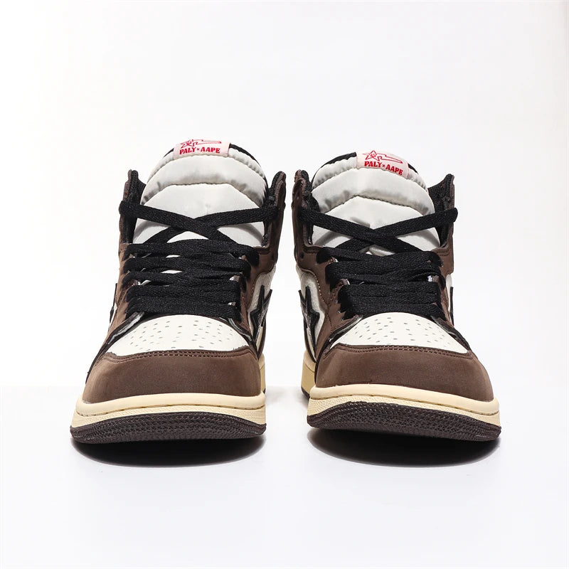 Retro Charm and Comfort: Simple Splicing of Couple's Casual Sports Shoes