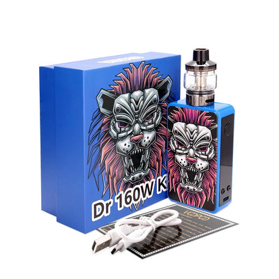 Electronic Cigarettes 160W Box Mod Ecig Kit Built-in 2000mah Battery 3.5ml Atomizer Tank 60W/120W/160W Adjustable Vape Pen Smoke