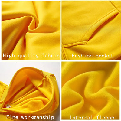 New Fashion Men's Women's Hoodies Spring Autumn Winter Casual Hoodies Sweatshirts Men Tops Solid Color Hoodie Sweatshirt Male