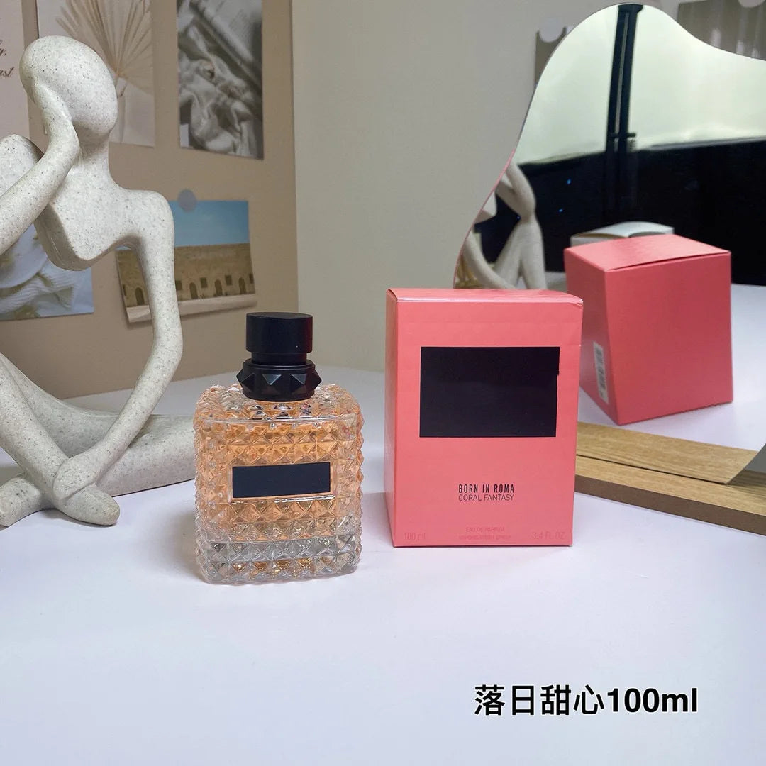 100ML Original Brand Perfume High-Quality Long Lasting Fragrance Charming Lady Body Spray Men Women's Perfumes Born in Roma