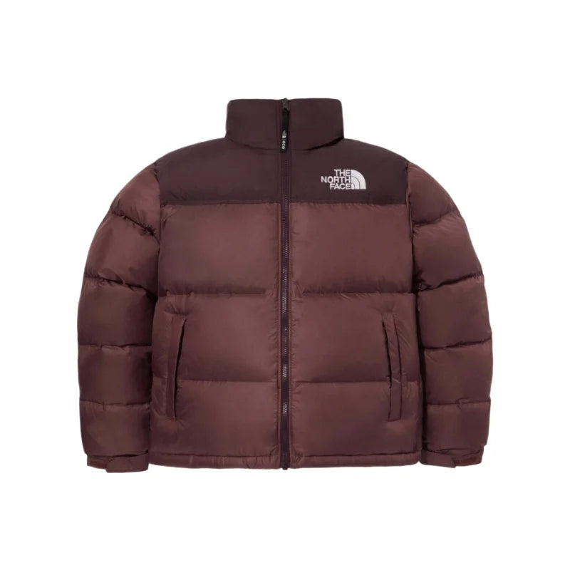 THE NORTH FACE 1996 Series Casual Sporty Stand-up Collar Windproof and Storable Down Jackets for Men and Women Beige
