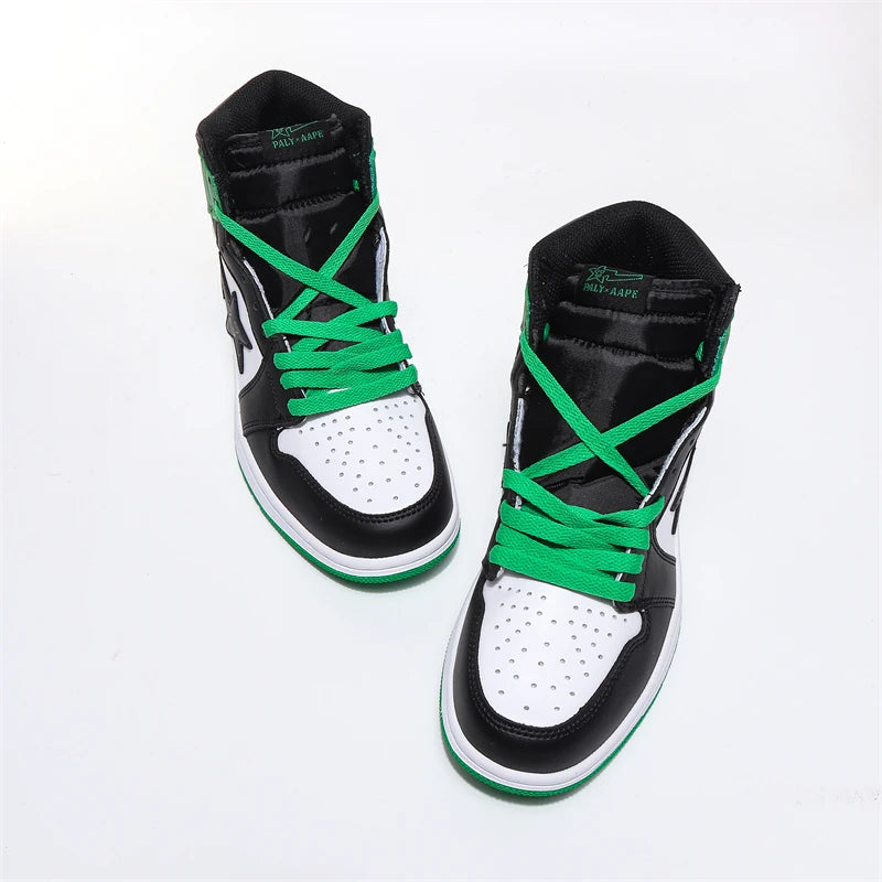 Retro Charm and Comfort: Simple Splicing of Couple's Casual Sports Shoes