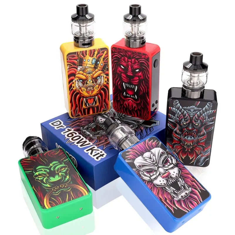 Electronic Cigarettes 160W Box Mod Ecig Kit Built-in 2000mah Battery 3.5ml Atomizer Tank 60W/120W/160W Adjustable Vape Pen Smoke