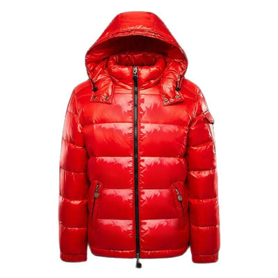 Outwear Jackets Thicken Down Outdoor Warm Fleece Hooded Casual Parka Mens Winter Parkas Jackets Shiny Down Winter Waterproof