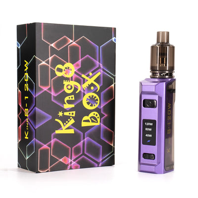 120W Smoke Vape Box Mod Electronic Cigarettes Kit 2000mah Battery 3ml Atomizer Adjustable Vaper Vaporizer Pen Ecig Vapor Vapes