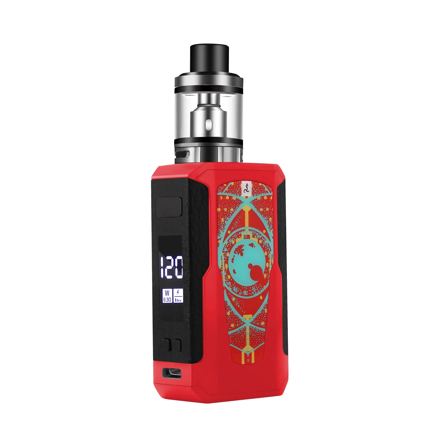 120W Smoke Vape Box Mod Electronic Cigarettes Kit 2000mah Battery 3ml Atomizer Adjustable Vaper Vaporizer Pen Ecig Vapor Vapes
