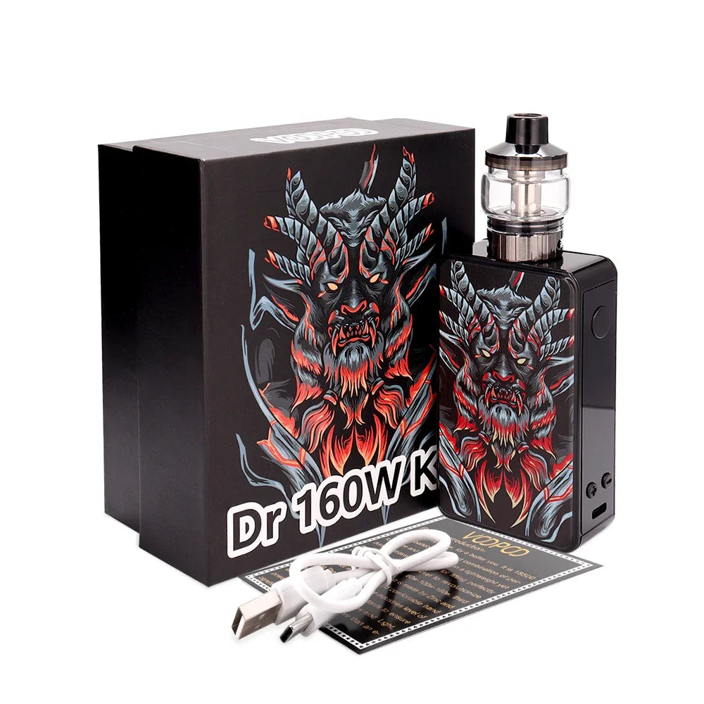 Electronic Cigarettes 160W Box Mod Ecig Kit Built-in 2000mah Battery 3.5ml Atomizer Tank 60W/120W/160W Adjustable Vape Pen Smoke