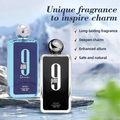 100ML Afnan 9 PM Rebel Unisex Eau De Parfum High Quality Brand Perfume Original Arabic Perfume For Men For Women