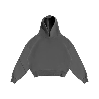 Y2k American Winter Oversized Hoodies Sweatpants Suits Men's Vintage Hip Hop Casual Elasticity Pullover Fashion Punk 2 Piece Set
