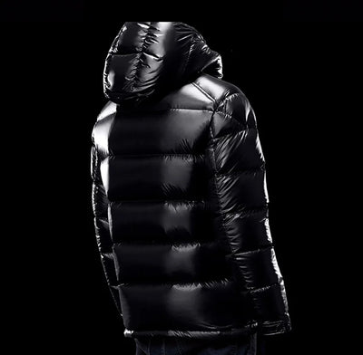Outwear Jackets Thicken Down Outdoor Warm Fleece Hooded Casual Parka Mens Winter Parkas Jackets Shiny Down Winter Waterproof