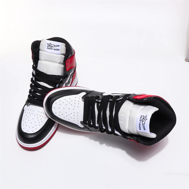 Retro Charm and Comfort: Simple Splicing of Couple's Casual Sports Shoes
