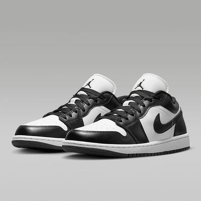 Nike Men's and Women's Shoes Air Jordan 1 AJ1 Black and White Panda low-cut retro skate shoes and basketball shoes