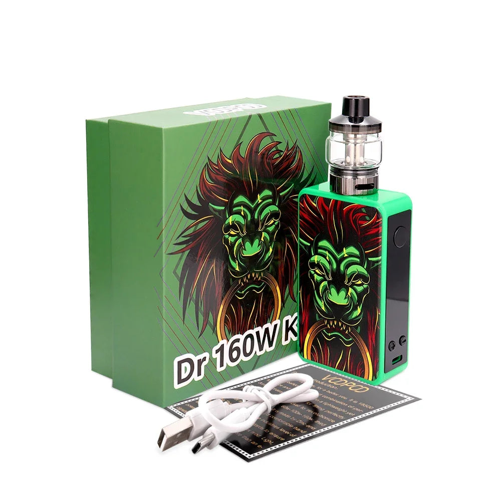 Electronic Cigarettes 160W Box Mod Ecig Kit Built-in 2000mah Battery 3.5ml Atomizer Tank 60W/120W/160W Adjustable Vape Pen Smoke