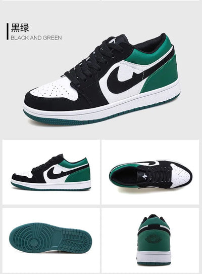 Summer Men's low-top Shoes New Korean Style All-match White Shoes Flat Sneakers Men's Trendy Sports Casual Shoes Breathable