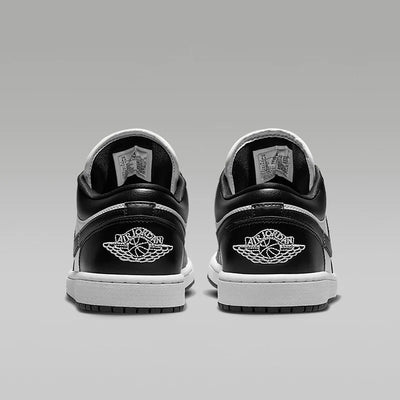 Nike Men's and Women's Shoes Air Jordan 1 AJ1 Black and White Panda low-cut retro skate shoes and basketball shoes