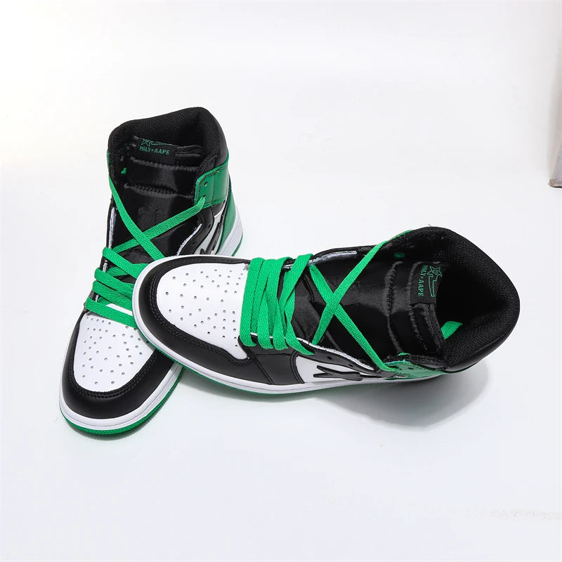 Retro Charm and Comfort: Simple Splicing of Couple's Casual Sports Shoes