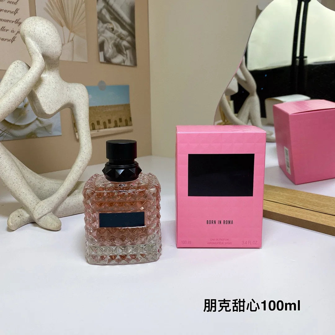 100ML Original Brand Perfume High-Quality Long Lasting Fragrance Charming Lady Body Spray Men Women's Perfumes Born in Roma