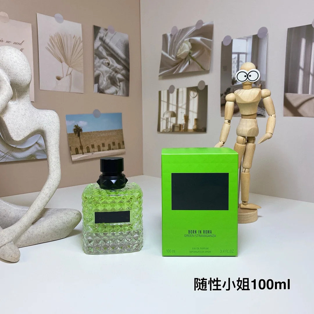 100ML Original Brand Perfume High-Quality Long Lasting Fragrance Charming Lady Body Spray Men Women's Perfumes Born in Roma