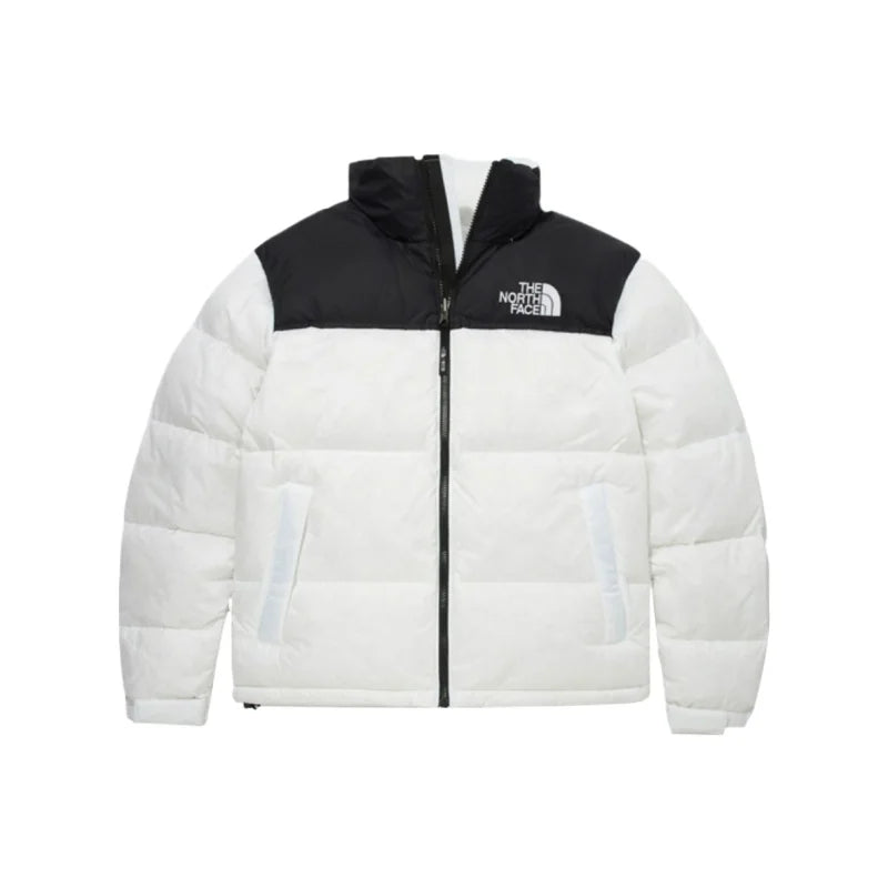 THE NORTH FACE 1996 Series Casual Sporty Stand-up Collar Windproof and Storable Down Jackets for Men and Women Beige