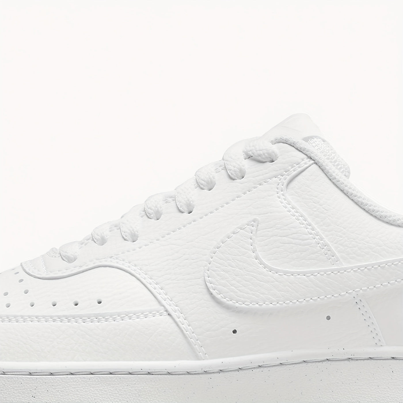 Nike Women'S Lightweight Breathable Low-Top Sneakers - Court Vision Design, White with Black Accents, Rubber Sole, All-Season Comfort, Casual Athletic Shoes| Lowtop Sneakers|Rubber Sole Sneakers