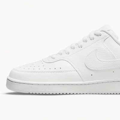 Nike Women'S Lightweight Breathable Low-Top Sneakers - Court Vision Design, White with Black Accents, Rubber Sole, All-Season Comfort, Casual Athletic Shoes| Lowtop Sneakers|Rubber Sole Sneakers